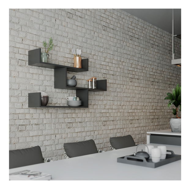 Polcrendszer Thane (antracit)