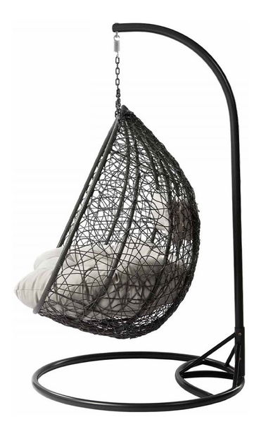 Dvostruka viseća fotelja Loma (siva)