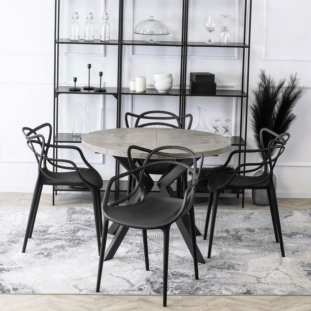 Blagovaonska stolica Cancelacion (crna) 