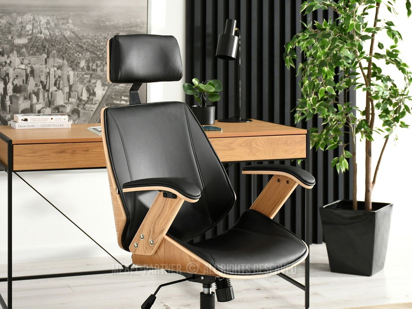 Fotoliu Franc (stejar negru + negru)