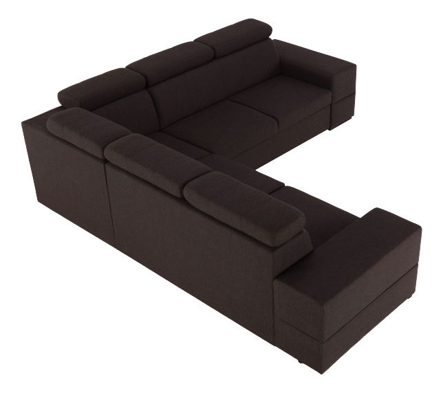 Sarokkanapé Monako sötétbarna (J)