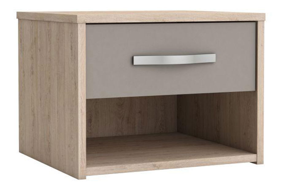 Spálňa Bihop (dub arizona + sivá)