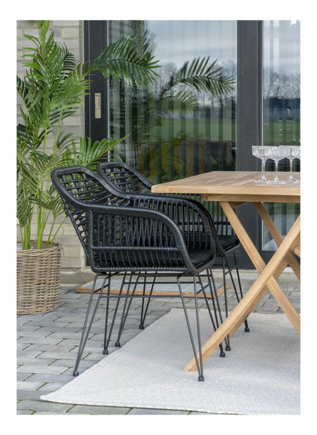 Záhradná stolička Tinselia 1 (prírodná)