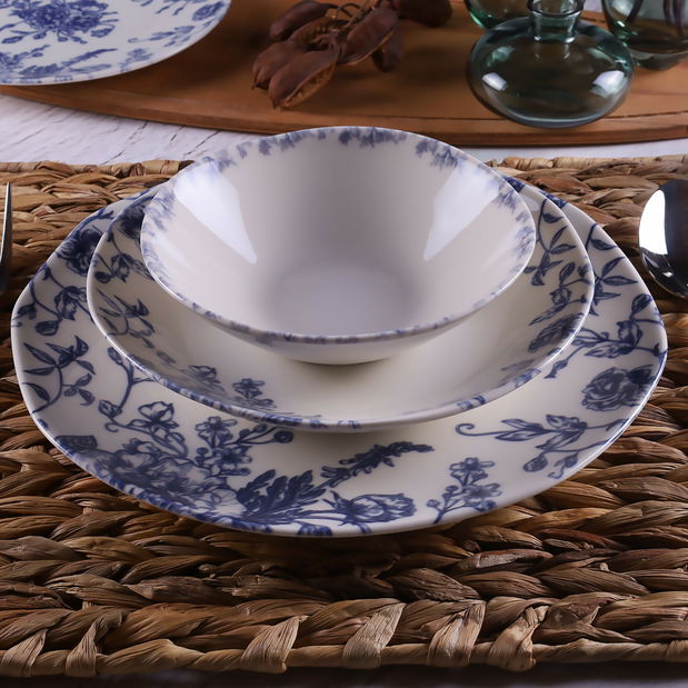 Set sufragerie (24 buc) Oleg (multicolor) *vânzare stoc