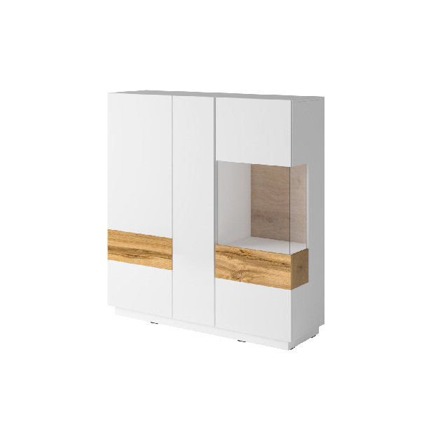 Mobilier living Stacey Typ 16 (stejar + alb lucios)