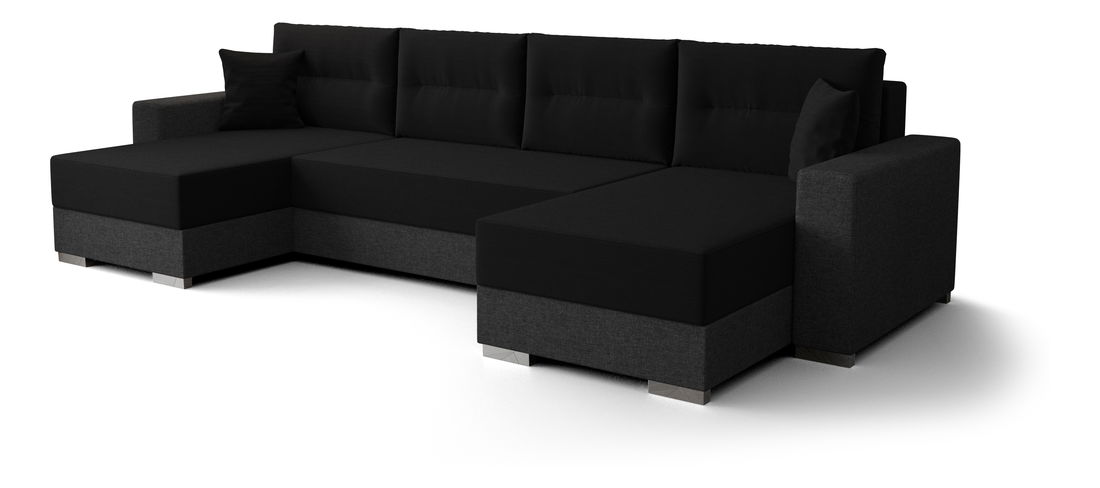 Colțar în formă de U Glide U (Negru + Gri)