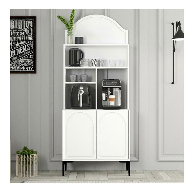 Bufet Lyantela 80 (alb + negru)