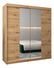 Šatníková skriňa 180 cm Toki 1 (Dub artisan + Dub artisan)