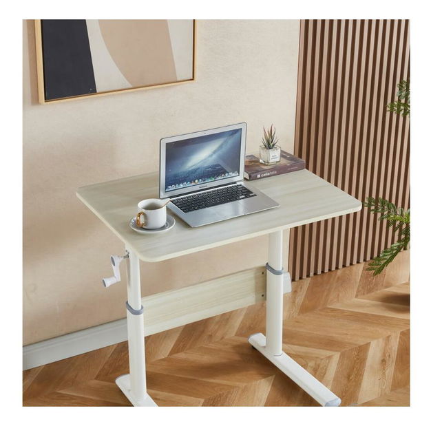 PC stolić Kasio (hrast + bijela)