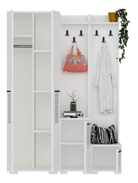 Predsieňová zostava Vipapo 2 (biela) 