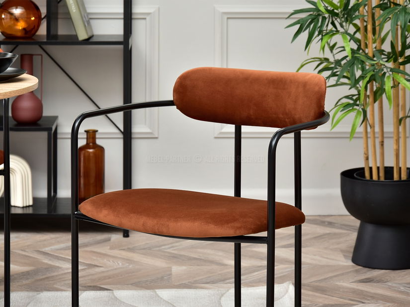 Stolica Magnus (bakar + crna)