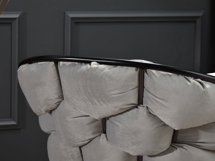 Relax fotel Piplio (szürke + fekete)