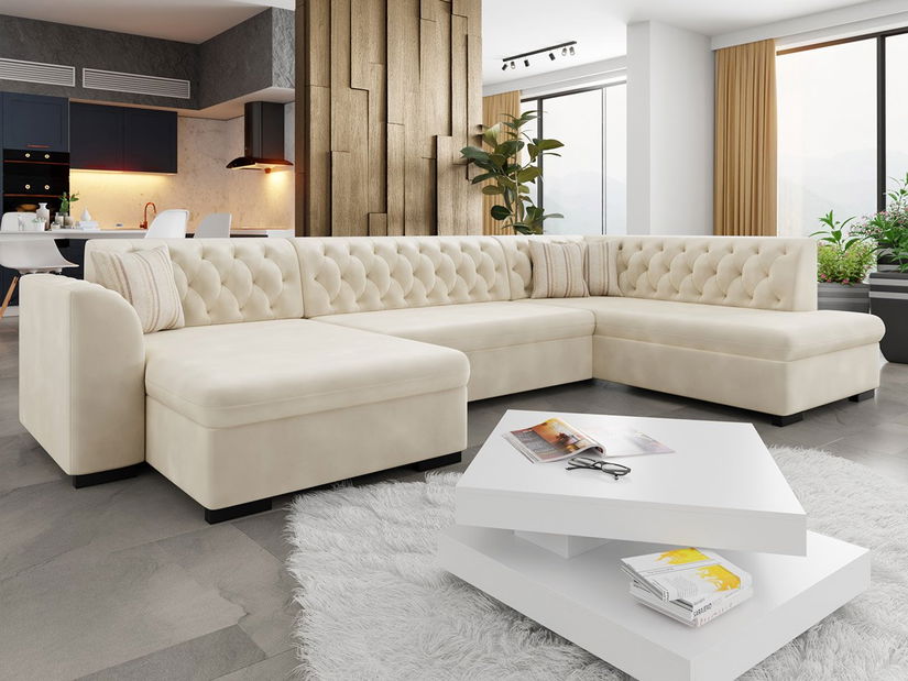 Velika sofa za dnevni boravak Emrys (lijeva) (Magic Velvet 2250 + Senegal 825)