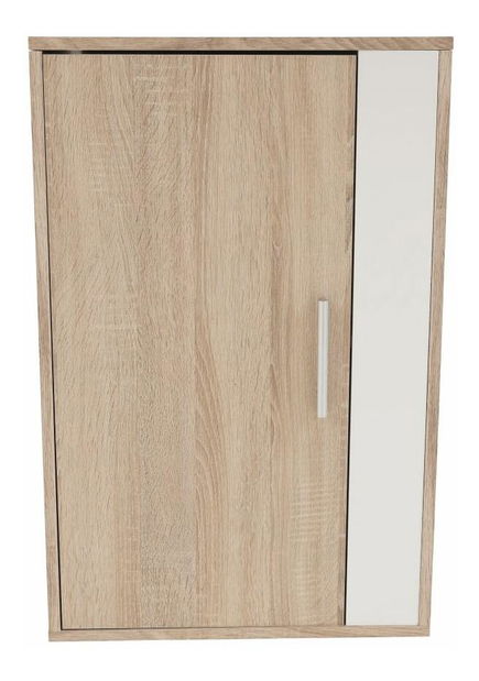 Mobilier living Azope (stejar sonoma + alb) 