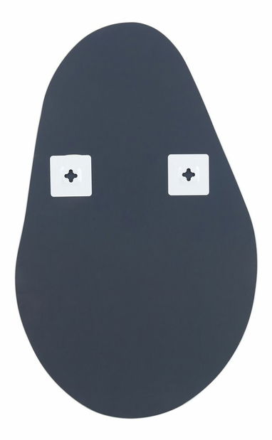 Nástenné zrkadlo Adele (strieborná)