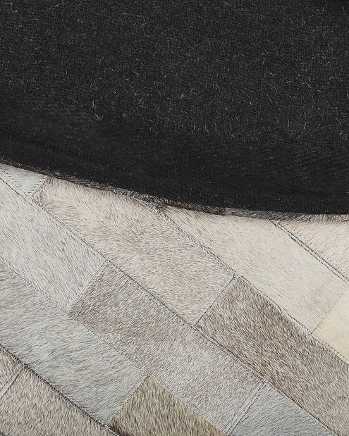 Koberec 140 cm DARAL (guľatý) (hnedá + béžová)