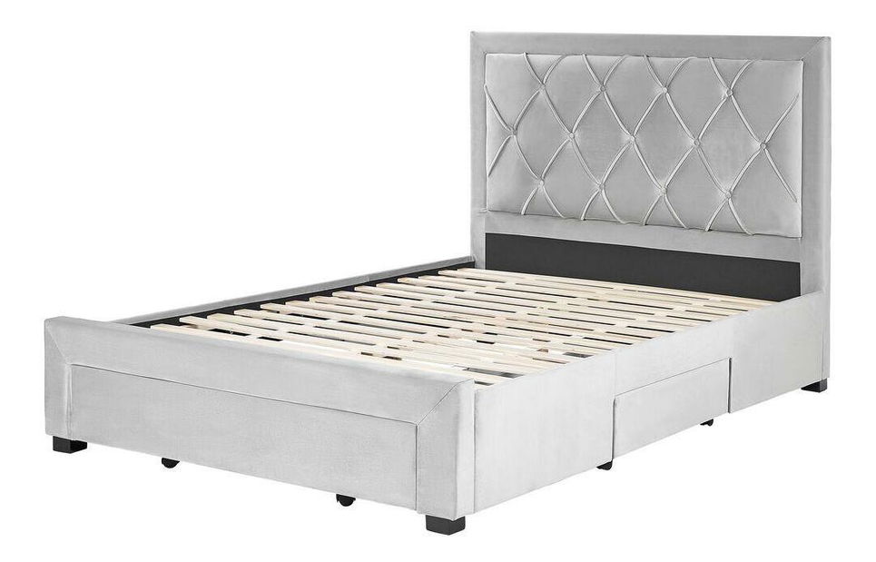 Pat matrimonial 140 cm Levi (gri)