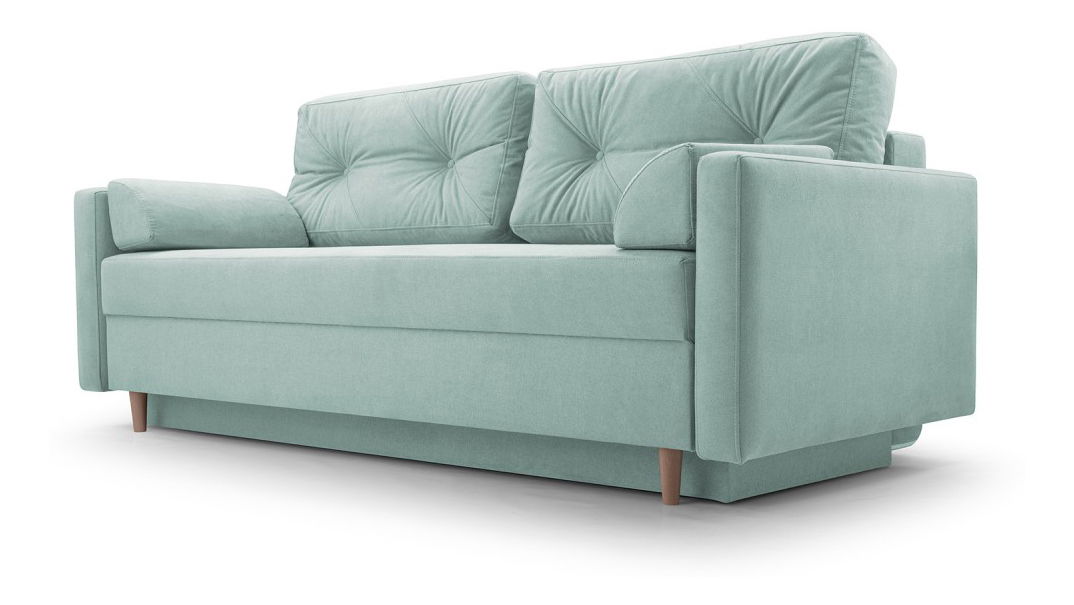 Pohovka trojsedačka Asial (zelená)