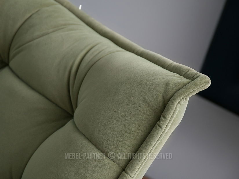 Kreslo Palma (olivový + čierna)