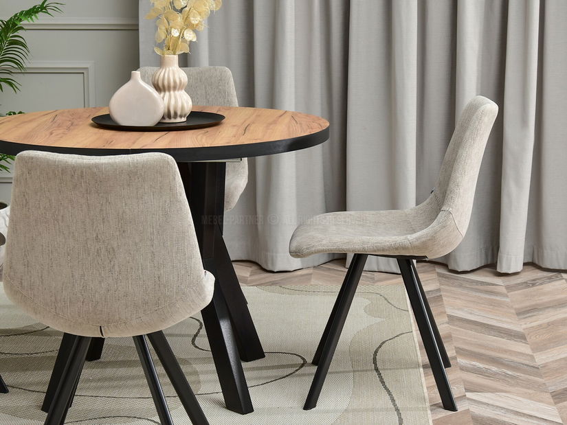 Scaun Petra (bej + negru)