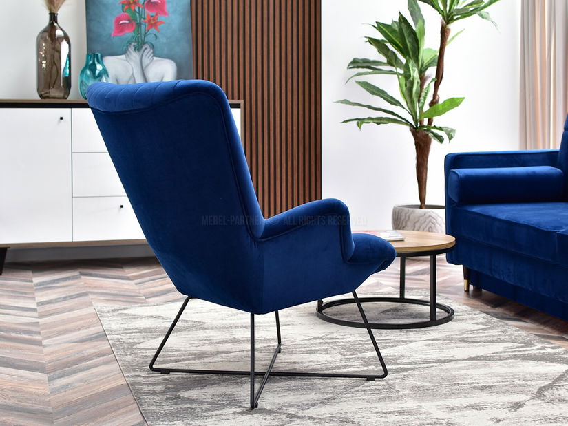 Fotoliu relax Nuttshell (negru)