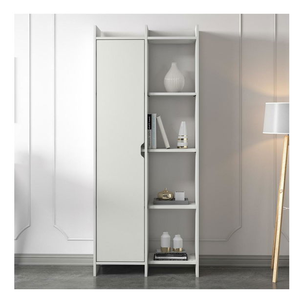 Polcos szekrény Ofende (fehér)