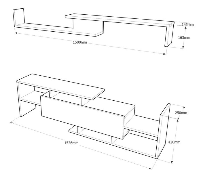 Obývacia stena Dreamy (Biela) *výpredaj