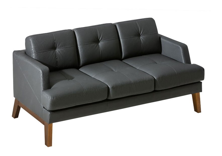 Canapea trei locuri Clark (Gri închis)