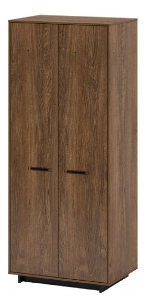 Ruhásszekrény Diram F (bolzano tölgy + fekete)