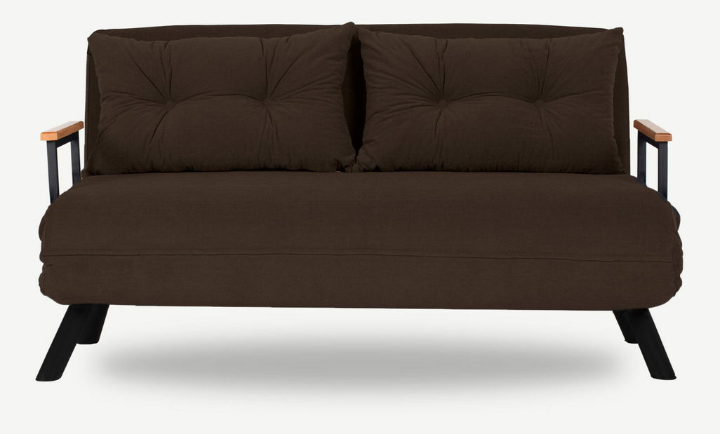 Kanapé futon Sandy (barna)