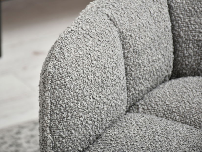 Fotel Island (szürke + króm)