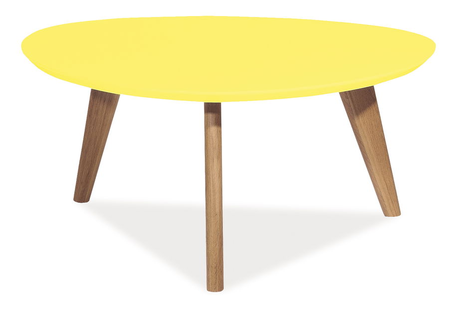 Masă de cafea Milan L3 (galben ultralucios)