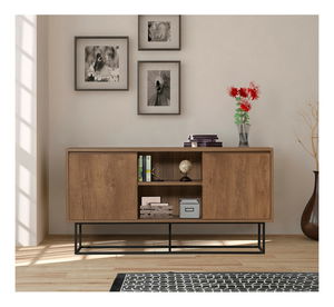 Ormarić Maddame 2 (orah + crna)