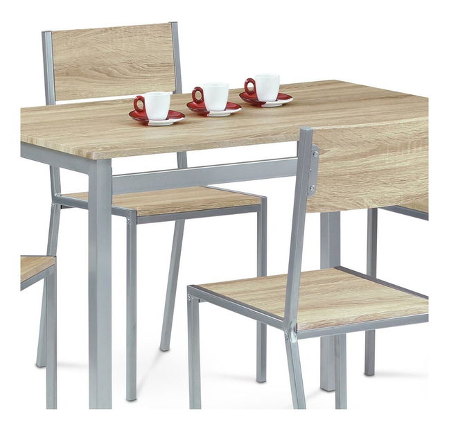 Blagovaonski set Hemos (hrast sonoma) (za 4 osobe)