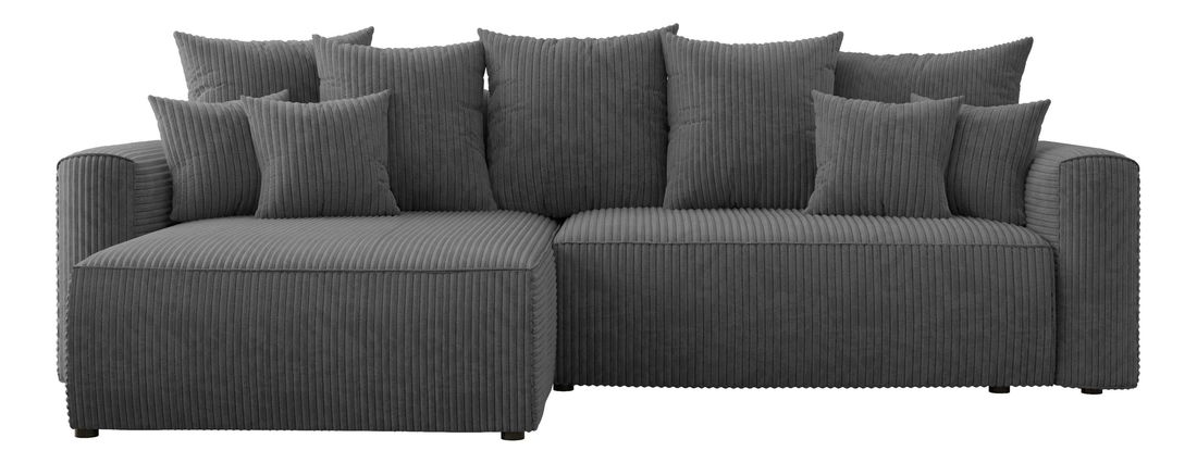 Kutna garnitura Baria (L) (tamnosiva)