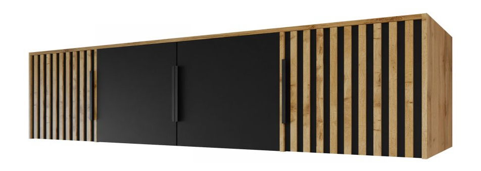 Suprastructură dulap Lenona Lux D4 (Alb + Stejar wotan) 