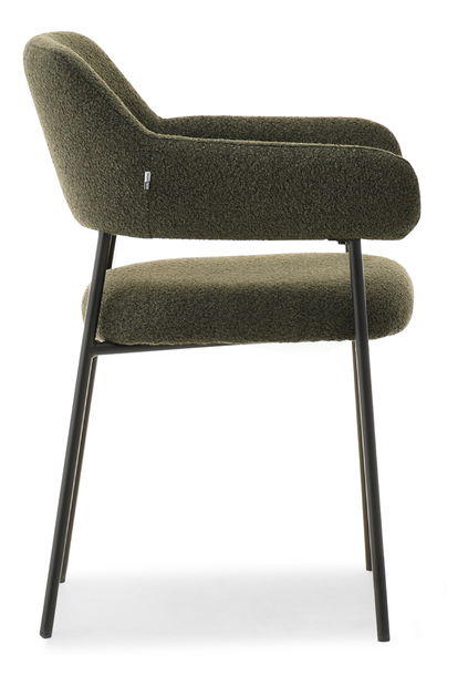 Jedálenská stolička Exigente (zelená + čierna)