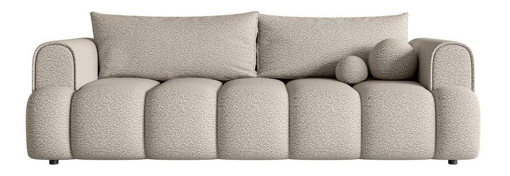 Pohovka trojsedačka Didier (svetlobéžová + čierna)