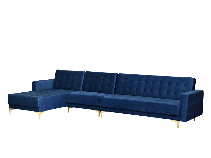 Rohová sedačka Aberlady 3 (námornícka modrá) (L)