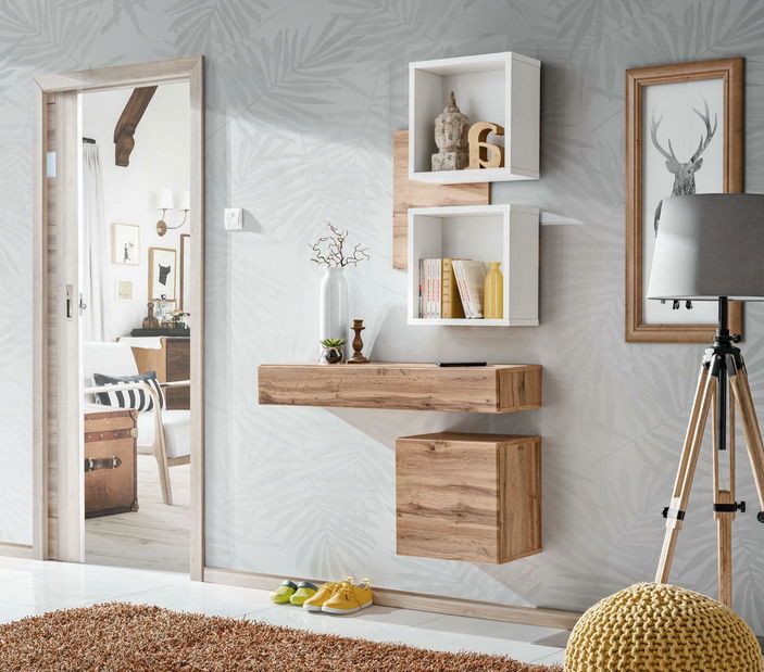 Predsieň Enderly 1 (dub wotan + biela)