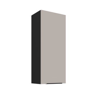 Gornji kuhinjski ormarić Aaron 45 G-108 1F (crna mat + kašmir)