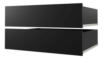 Univerzalne ladice za ormare za garderobu 200 cm (crna)