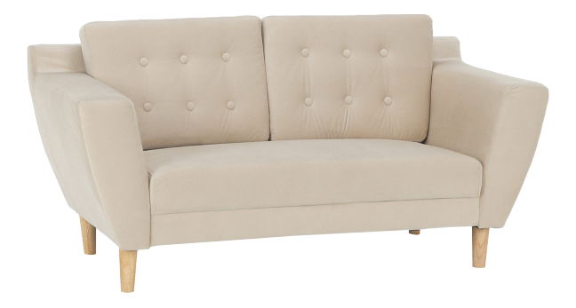 Kétszemélyes és háromszemélyes kanapék Sham (krém)