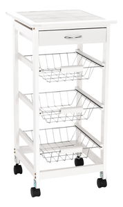 Stolić za serviranje Kirsten (bijela)