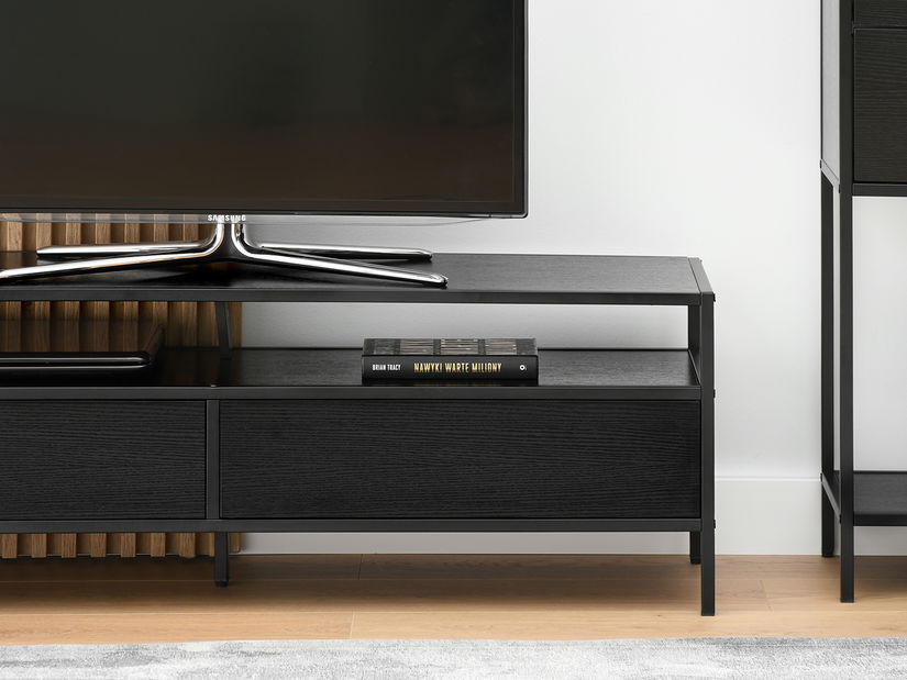 TV stolík/skrinka Subsidios (čierna)