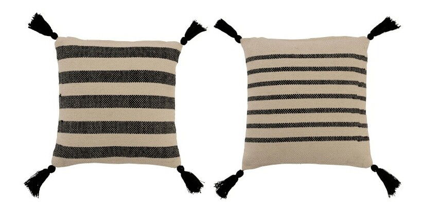 Vankúš Jolipa Midnight Shades (čierna) 45x45cm (2ks)