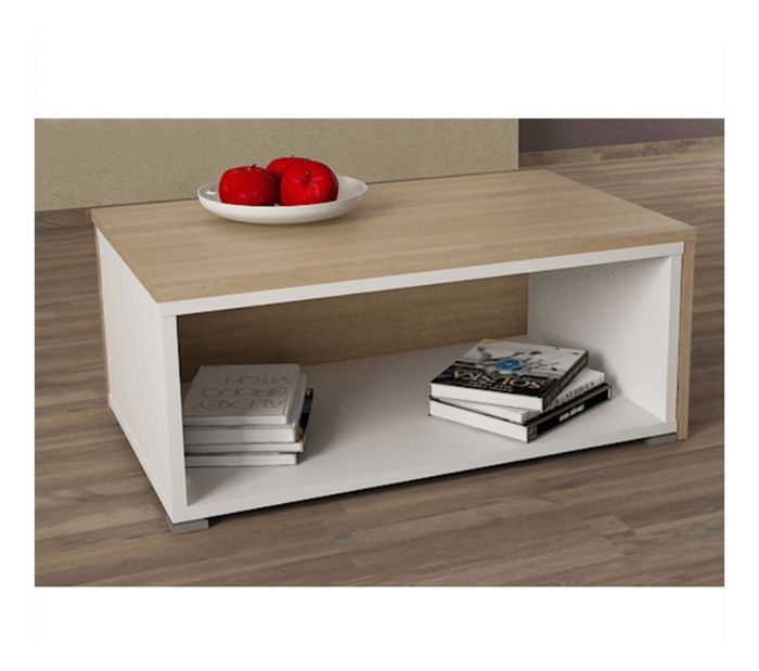 Dohányzóasztal Dron (sonoma tölgy + fehér)