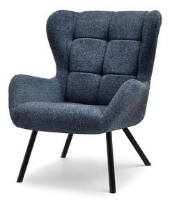 Fotoliu de design Norweien (gri + auriu)