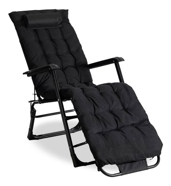 Vrtna ležaljka Enfrenta (crna) 