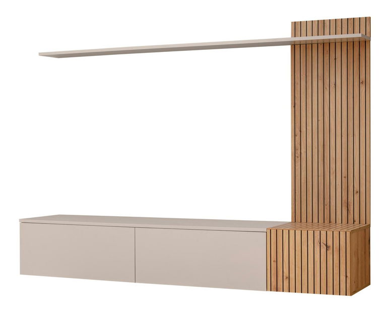 Mobilier living Sollarse (cashmir + stejar artisan)